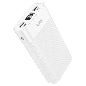 Портативний зарядний пристрій Power Bank Hoco J85 Wellspring 20000 mAh Білий ТОП в Одесі