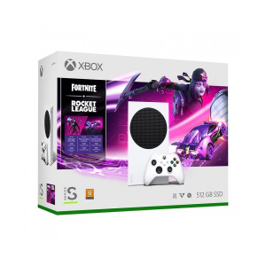 Стаціонарна ігрова приставка Microsoft Xbox Series S 512 GB + Fortnite + Rocket League Bundle (RRS-00034) ТОП в Одесі