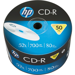 HP CD-R 700MB 52x 50 шт (69300) ТОП в Одесі