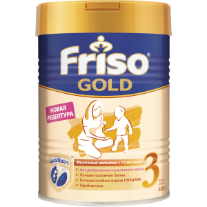 Сухой молочный напиток для детей Friso Gold 3 LockNutri от 1 года 400 г (8716200722834) лучшая модель в Одессе