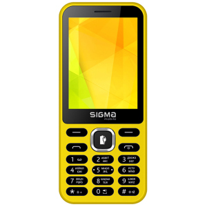 Мобильный телефон Sigma mobile X-Style 31 Power Yellow лучшая модель в Одессе