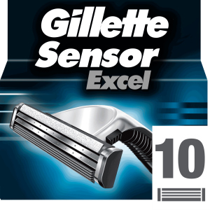 Сменные картриджи для бритья (лезвия) мужские Gillette Sensor Excel 10 шт (3014260245832) ТОП в Одессе