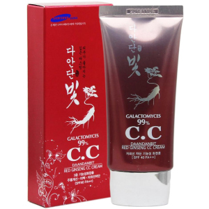 Крем СС Daandanbit Red Ginseng SPF 50+/PA+++ з екстрактом червоного женьшеню 50 мл (8809541280993) рейтинг