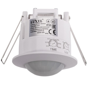 Датчик руху LUXEL 0.5W IP20 (MS-04W) краща модель в Одесі