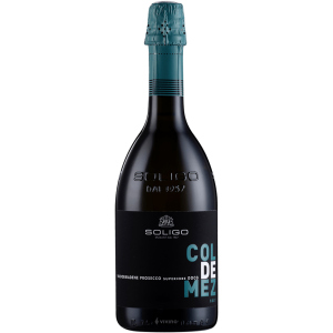 Ігристе вино Soligo Col de Mez Prosecco Valdobbiadene Brut біле брют 11% 0.75 л (8008170000594)