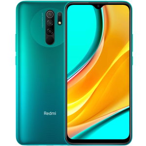 Мобільний телефон Xiaomi Redmi 9 4/64GB Ocean Green (Global ROM + OTA) ТОП в Одесі