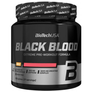 Передтренувальний комплекс BioTech Black Blood NOX+ 330 г Чорниця-лайм (5999076232376) ТОП в Одесі