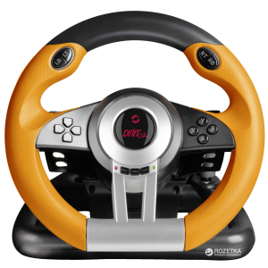 Дротове кермо SPEEDLINK Drift OZ Racing Wheel PC Black (SL-6695-BKOR-01) в Одесі