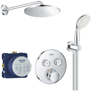 Душовий гарнітур GROHE Grohtherm SmartControl 26406SC1 (29119000+35600000+26557000+26406001) ТОП в Одесі