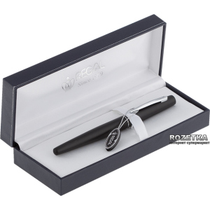 Ручка перова Regal Чорна Чорний корпус у подарунковому футлярі (R80100.L.F) краща модель в Одесі