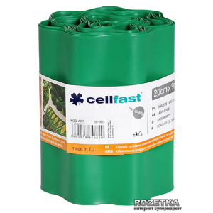Газонный бордюр Cellfast 20x900 см Зеленый (30-003H) надежный