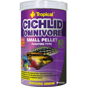 Корм Tropical Cichlid Omnivore Small Pellet для акваріумних риб у гранулах 1 л (5900469609569) в Одесі