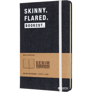 Нотатник Moleskine Denim 13 х 21 см 240 сторінок у лінійку Skinny (8058341710753) краща модель в Одесі