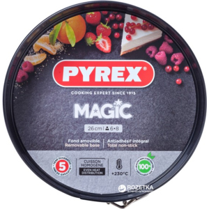 Форма круглая для выпечки с разъёмной чашей Pyrex Magic26 см Круглая Черная (MG26BS6) ТОП в Одессе