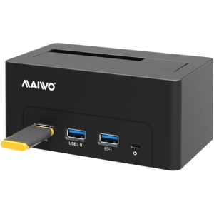 Док-станція Maiwo для HDD 2.5"/3.5" SATA/SSD + 3хUSB 3.0 (K308H) в Одесі