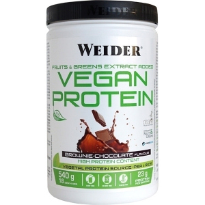 Протеин Weider Vegan Protein 540 г Brownie-Chocolate (8414192309315) лучшая модель в Одессе