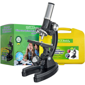 Мікроскоп Optima Beginner 300x-1200x подарунковий набір (926245) рейтинг