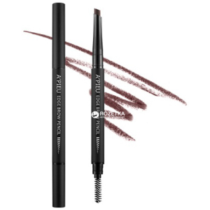 Олівець для брів A'pieu Edge Brow Pencil Темно-коричневий 0.35 г (8806185751827)