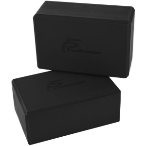 хороша модель Блок для йоги ProSource Foam Yoga Blocks 2 шт Чорний (ps-2403-blocks-black) (810244020593)