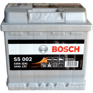 Автомобільний акумулятор Bosch 6СТ-54 (S5002) 54 Аг (-/+) Euro 530 А (0 092 S50 020) ТОП в Одесі