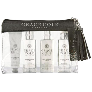 Набор для женщин Grace Cole Travel Set White Nectarine & Pear + косметичка (5055443697510) в Одессе