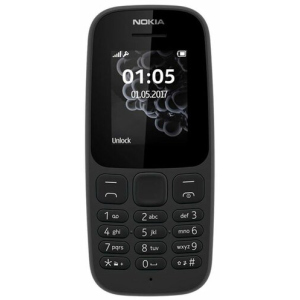 Мобільний телефон Nokia 105 TA-1203 Single Sim 2019 Black Slim Box (без зарядного пристрою) краща модель в Одесі