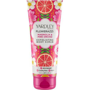 Скраб для тіла Yardley Flowerazzi Magnolia &amp; Pink Orchid Exfoliating Body Scrub 200 мл (5056179300675) в Одесі