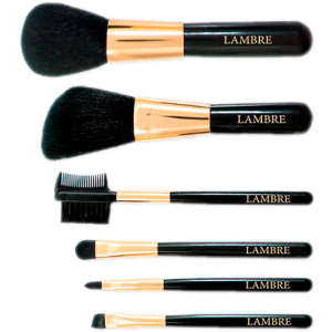 Набор из 6 кистей Lambre Brush Set для макияжа в футляре (3760106022388) ТОП в Одессе