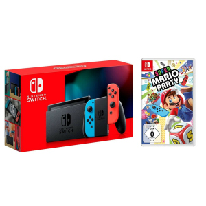 Nintendo Switch Neon blue/red - Обновлённая версия + Super Mario Party + чехол ТОП в Одессе