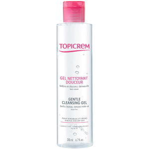 М'який гель для обличчя Topicrem Gentle Cleansing Gel 200 мл (3700281702408) краща модель в Одесі