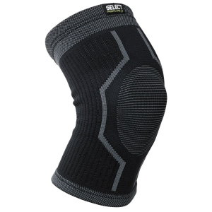 Наколенник Select Elastik Knee Support XL (009) Черно-Серый (5703543231416)