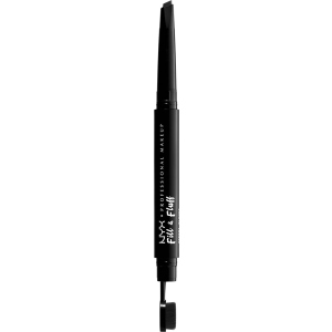 Олівець-помада для брів NYX Professional Makeup Fill & Fluff Eybrw Pmd Pncl 08 Black 0.2 г (800897188085) в Одесі