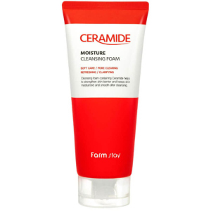 Пенка для умывания FarmStay Ceramide Moisture Cleansing Foam с керамидами 180 мл (8809480772856) лучшая модель в Одессе