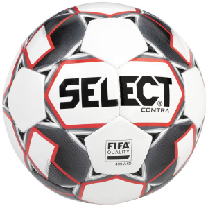 Мяч футбольный Select Contra FIFA (014) №4 White-Red (5703543200702) лучшая модель в Одессе