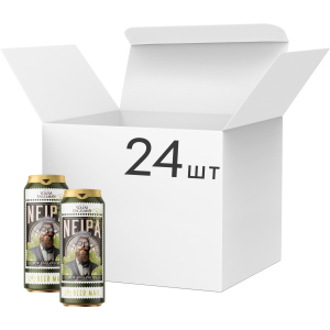 Упаковка пива Volfas Engelman Neipa светлое фильтрованное 5% 0.5 л х 24 шт (4770301235338) в Одессе