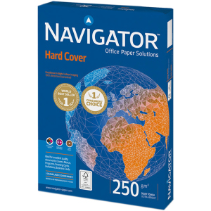 Папір Navigator Hard Cover А4 250 г/м² клас А 125 аркушів Білий (5602007989453) в Одесі