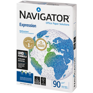 Папір Navigator Expression А4 90 г/м² клас А 500 аркушів Білий (5602024005013) краща модель в Одесі