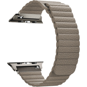 Ремінець Promate Lavish-38 для Apple Watch 38-40 мм 1/2/3/4/5/6/SE Beige (lavish-38.beige) ТОП в Одесі