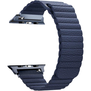 Ремешок Promate Lavish-38 для Apple Watch 38-40 мм 1/2/3/4/5/6/SE Blue (lavish-38.blue) надежный