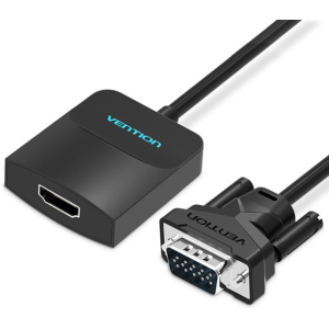 Переходник Vention VGA-HDMI, 0.2 м со звуком и питанием (ACNBB) (43387992) в Одессе