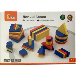 Навчальний набір Viga Toys Логічні блоки Дьєнеша (56164U) в Одесі