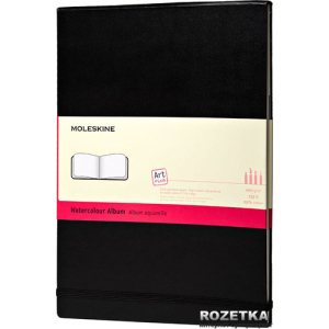 Записная книга Moleskine Folio 21 х 30 см 60 страниц без линовки Черная (9788862931946) в Одессе