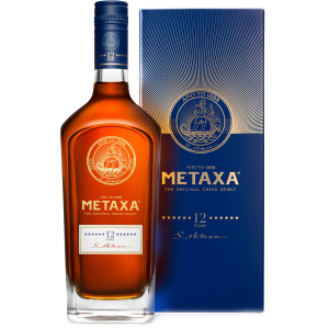 Бренди Metaxa 12 * 0.7 л 40% в подарочной упаковке (5202795150099_5202795150297) лучшая модель в Одессе