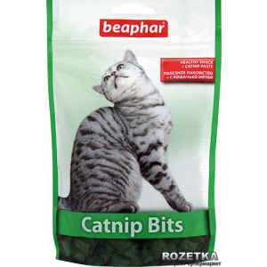 Подушечки Beaphar Catnip Bits з котячою м'ятою для котів та кошенят 150 г (13249) (8711231132492) краща модель в Одесі