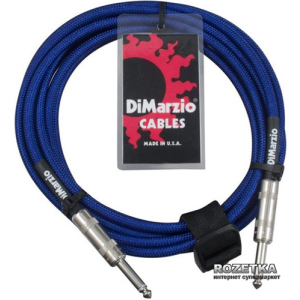 Инструментальный кабель DiMarzio Instrument Cable 4.5 м Electric Blue (EP1715SS EB)