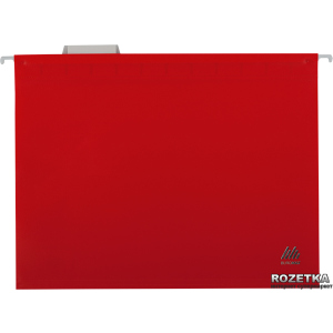 Подвесной файл Buromax А4, пластиковый 12 шт Красный (BM.3360-05) ТОП в Одессе