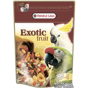 Корм для крупных попугаев Versele-Laga Prestige Exotic Fruit зерновая смесь 0.6 кг (5410340217818) ТОП в Одессе