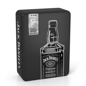 Теннессі Віскі Jack Daniel's 0.7 л 40% в металевій коробці з двома келихами (5099873045855) ТОП в Одесі