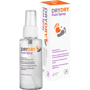 Спрей-дезодорант для ніг Dry Dry Foot Spray Драй Драй Фут Спрей 100 мл (7350061291064)