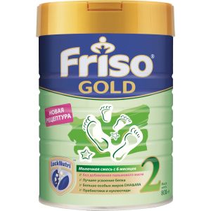 Суміш суха молочна Friso Gold 2 LockNutri для дітей з 6 до 12 місяців 800 г (8716200722797) краща модель в Одесі